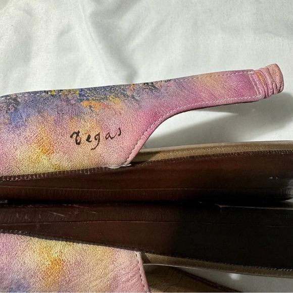 Icon Hand Painted  Slingback Open Toe Sandals 6M - Picture 14 of 14